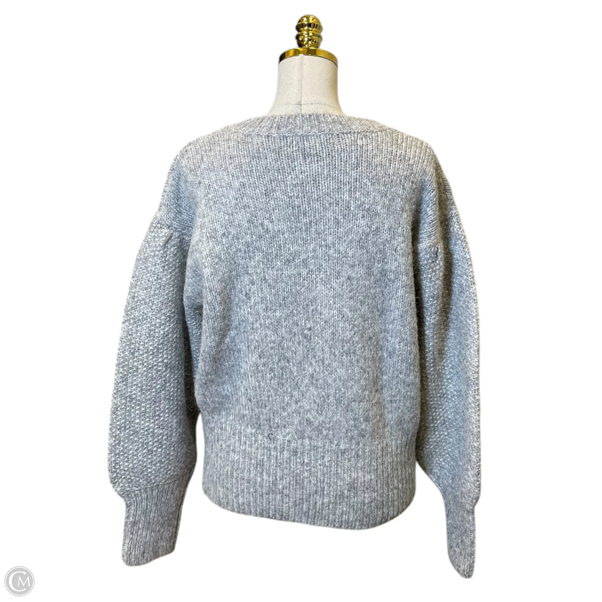 Sweater By Free Assembly In Grey, Size: M
