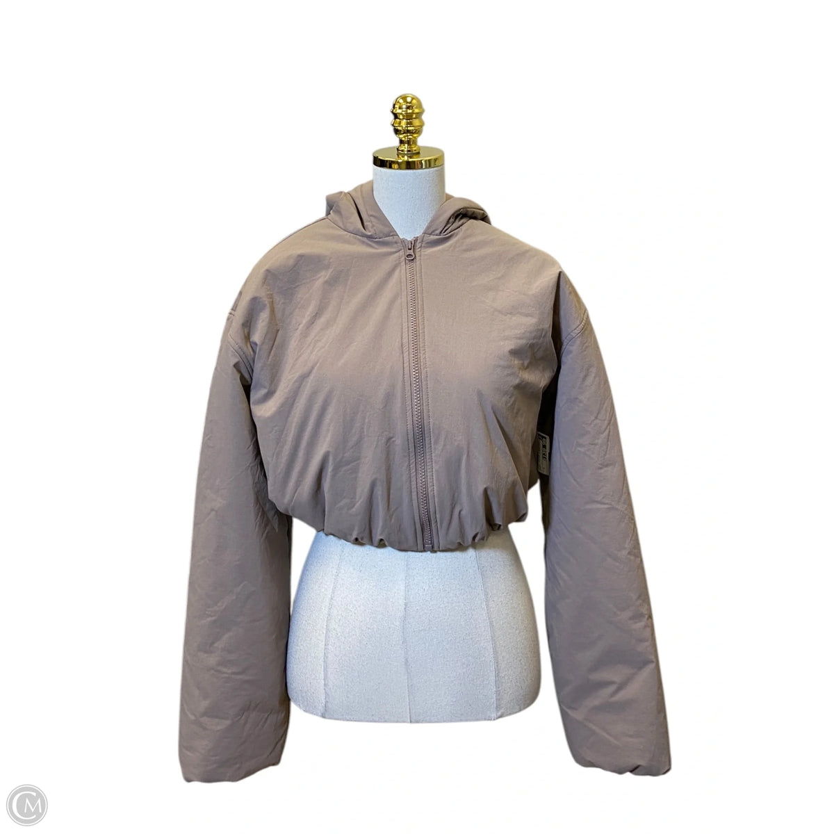 Jacket Puffer & Quilted By Alo In Brown, Size: M