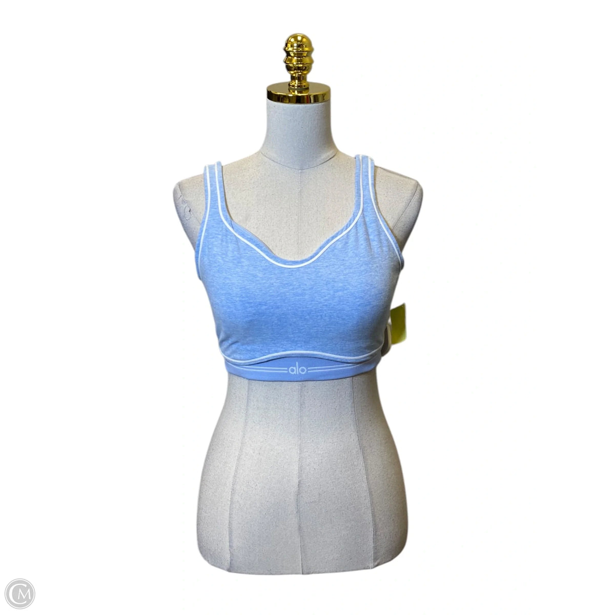 Athletic Bra By Alo In Blue, Size: L