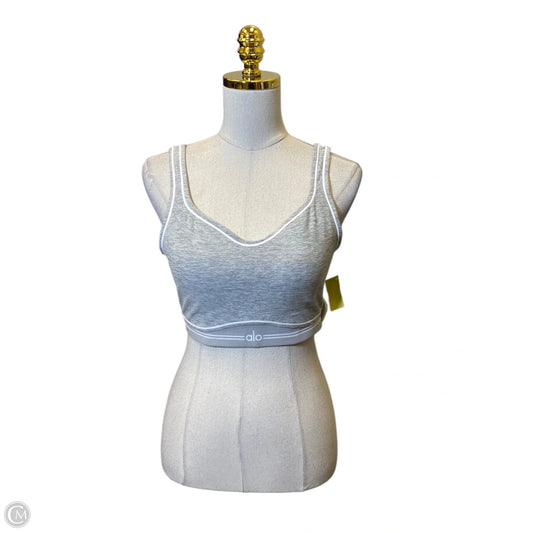 Athletic Bra By Alo In Grey, Size: L