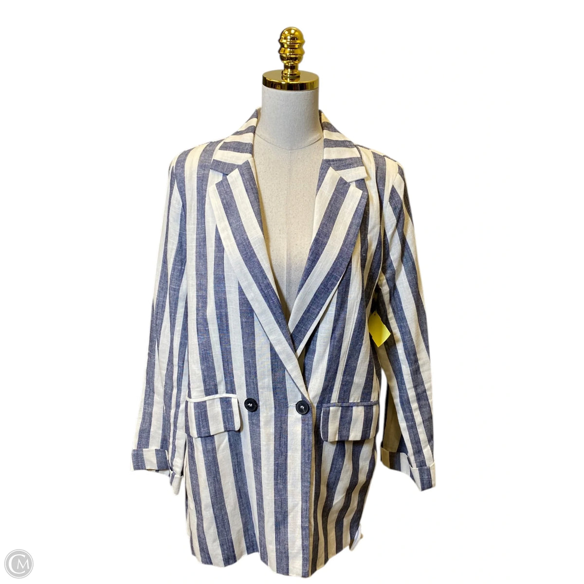 Blazer By Miami In Striped Pattern, Size: L