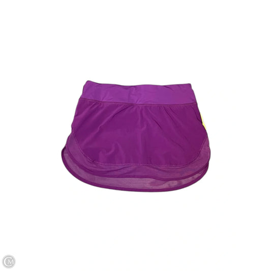 Athletic Skirt By Lululemon In Purple, Size: 4