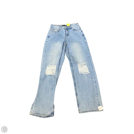 Jeans Straight By White Fox In Blue Denim, Size: 2