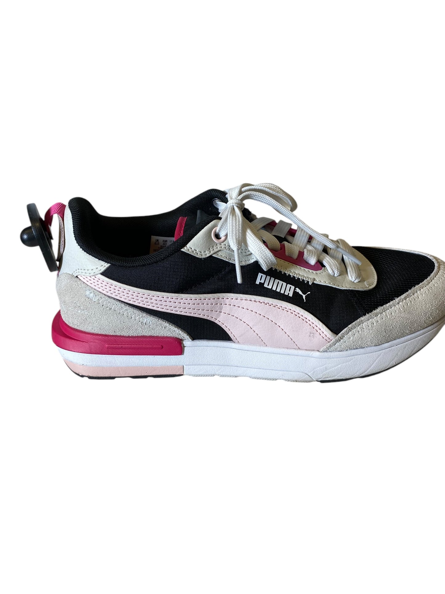 Shoes Sneakers By Puma In Black & Pink, Size: 9