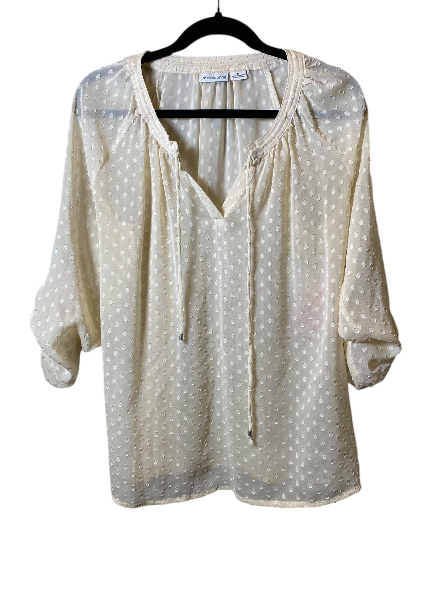 Top Long Sleeve By Liz Claiborne  Size: M