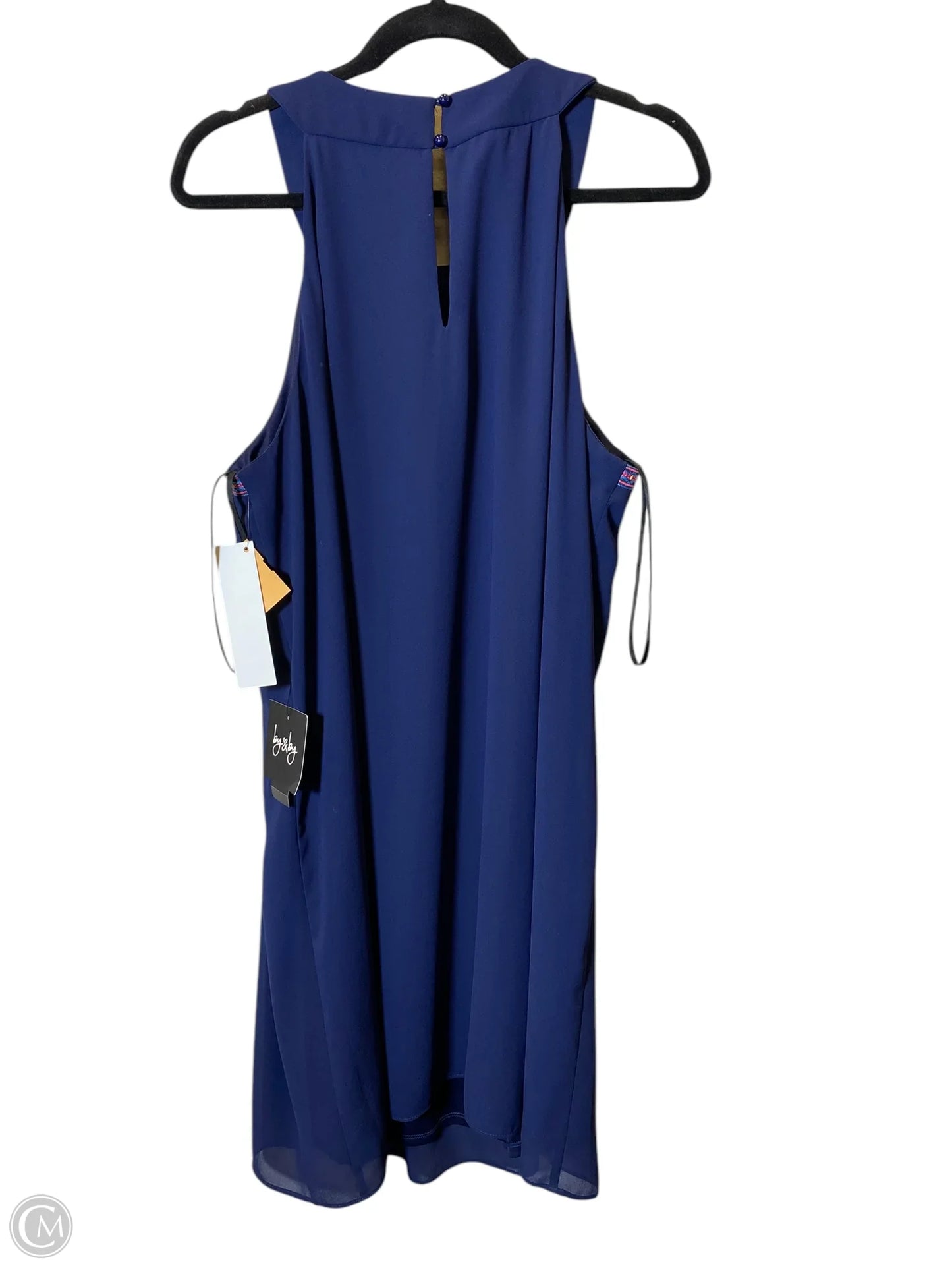 Dress Casual Midi By By & By In Navy, Size: 2x