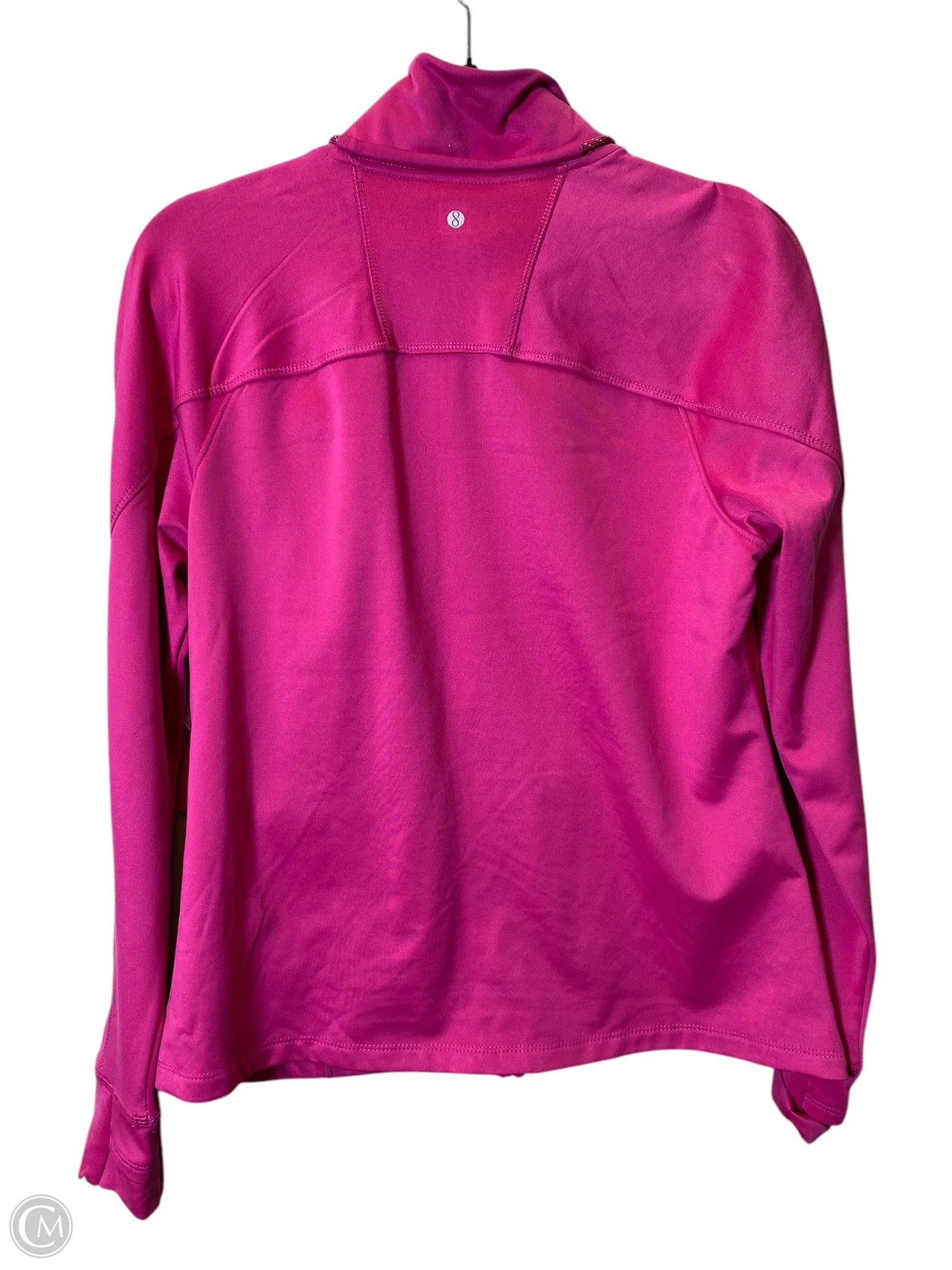 Athletic Jacket By Layer 8 In Pink, Size: L