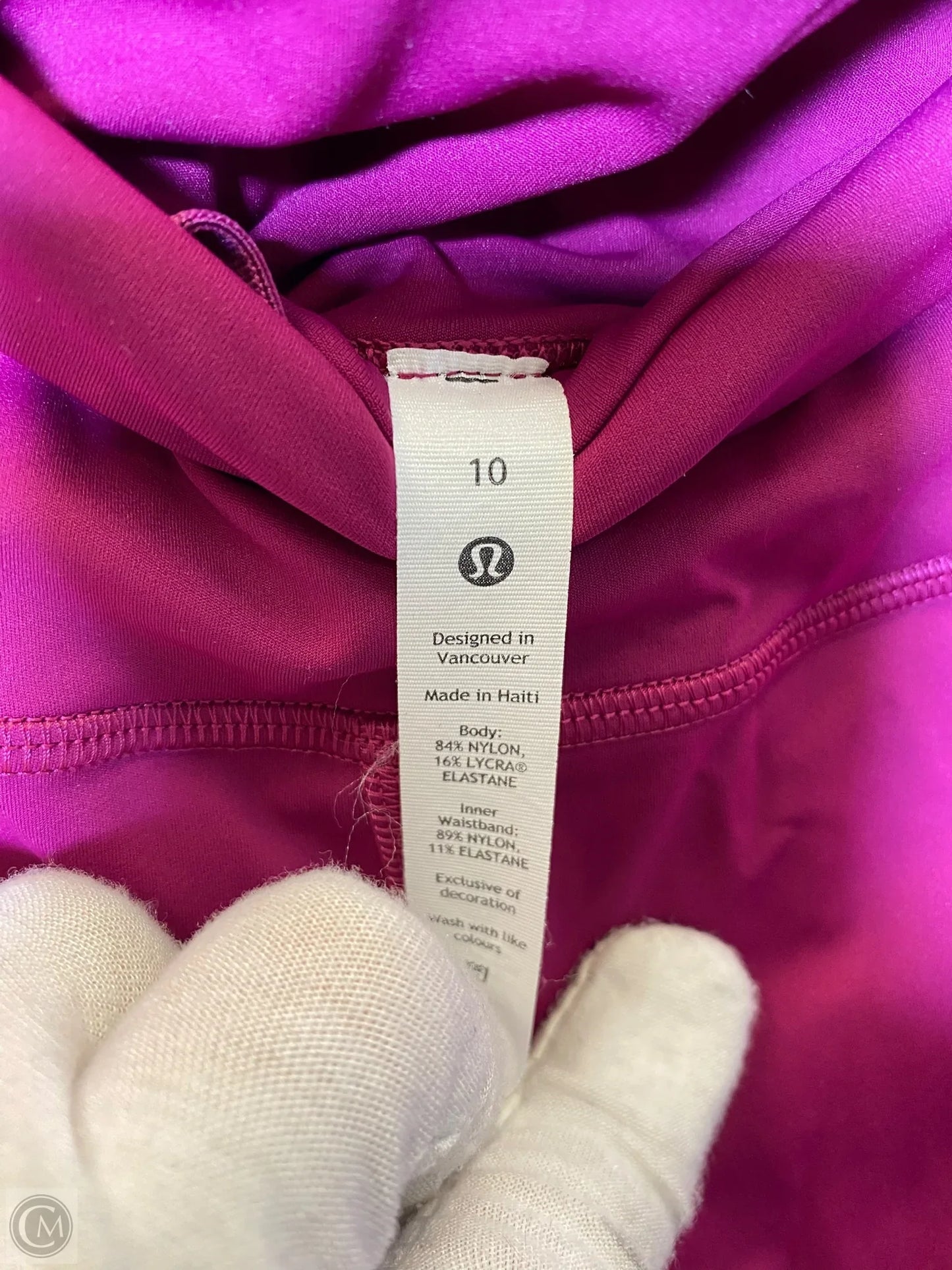 Athletic Leggings By Lululemon In Pink, Size: 10