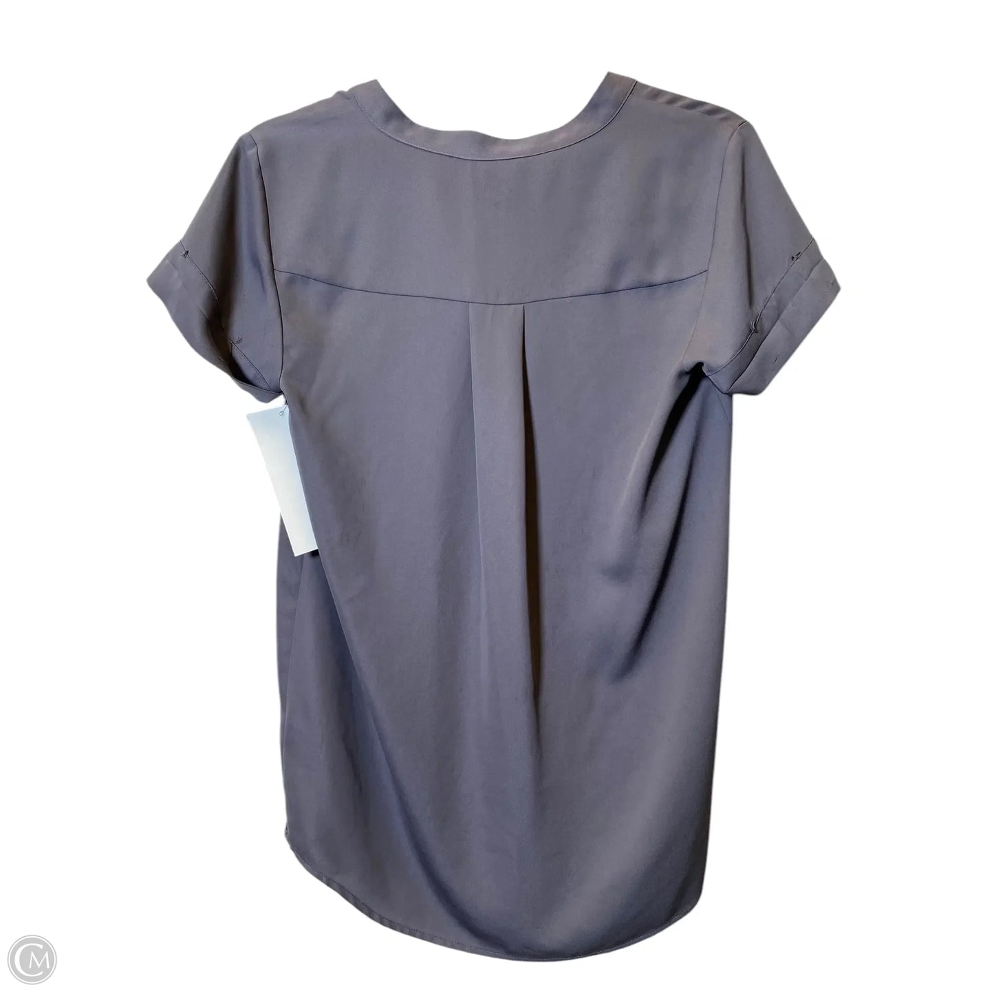 Top Short Sleeve By Simply Vera In Grey, Size: S