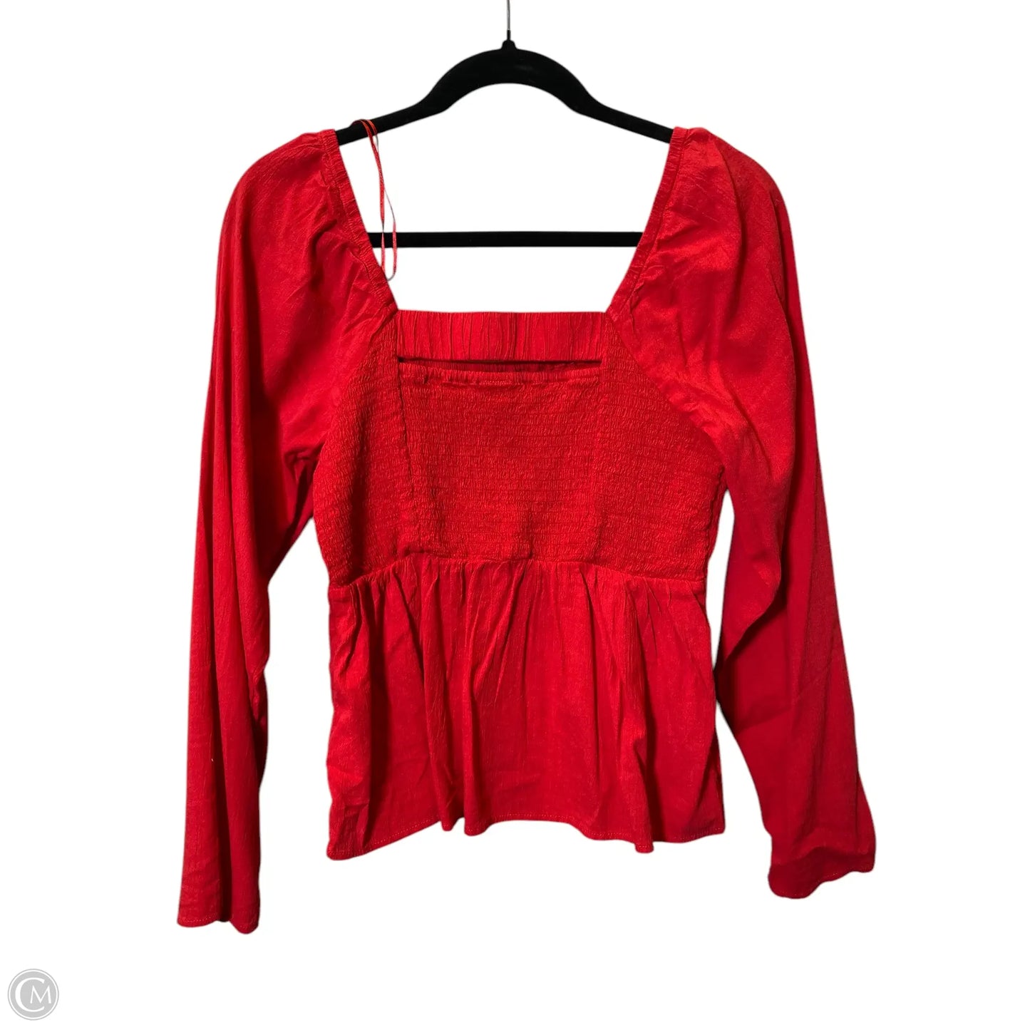 Top Long Sleeve By Old Navy In Red, Size: M