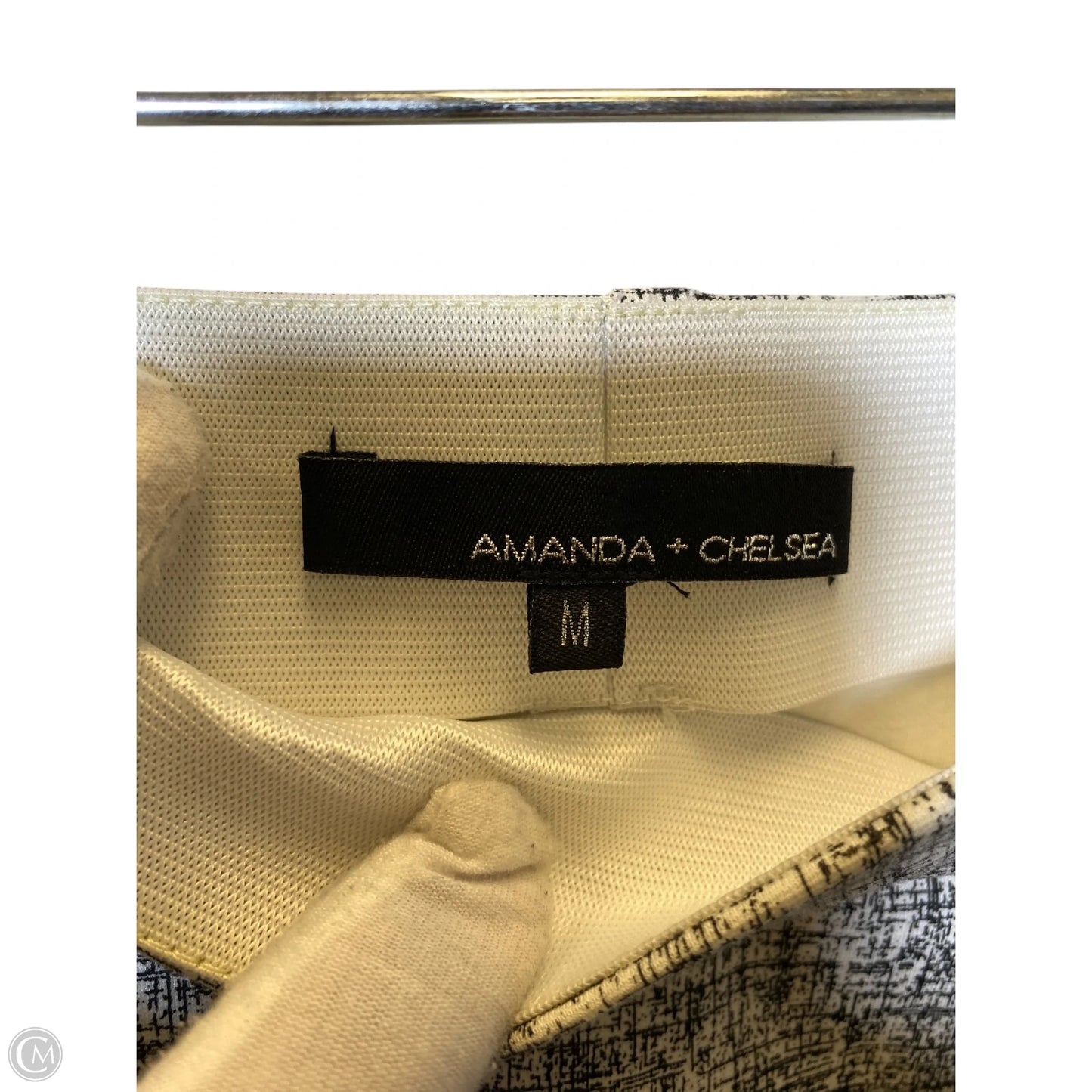 Skirt Midi By Amanda + Chelsea In Black & White, Size: M