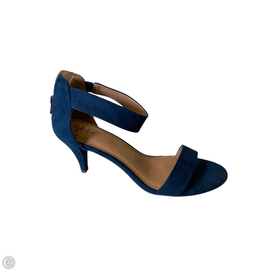Shoes Heels Kitten By Style And Company In Navy, Size: 9.5