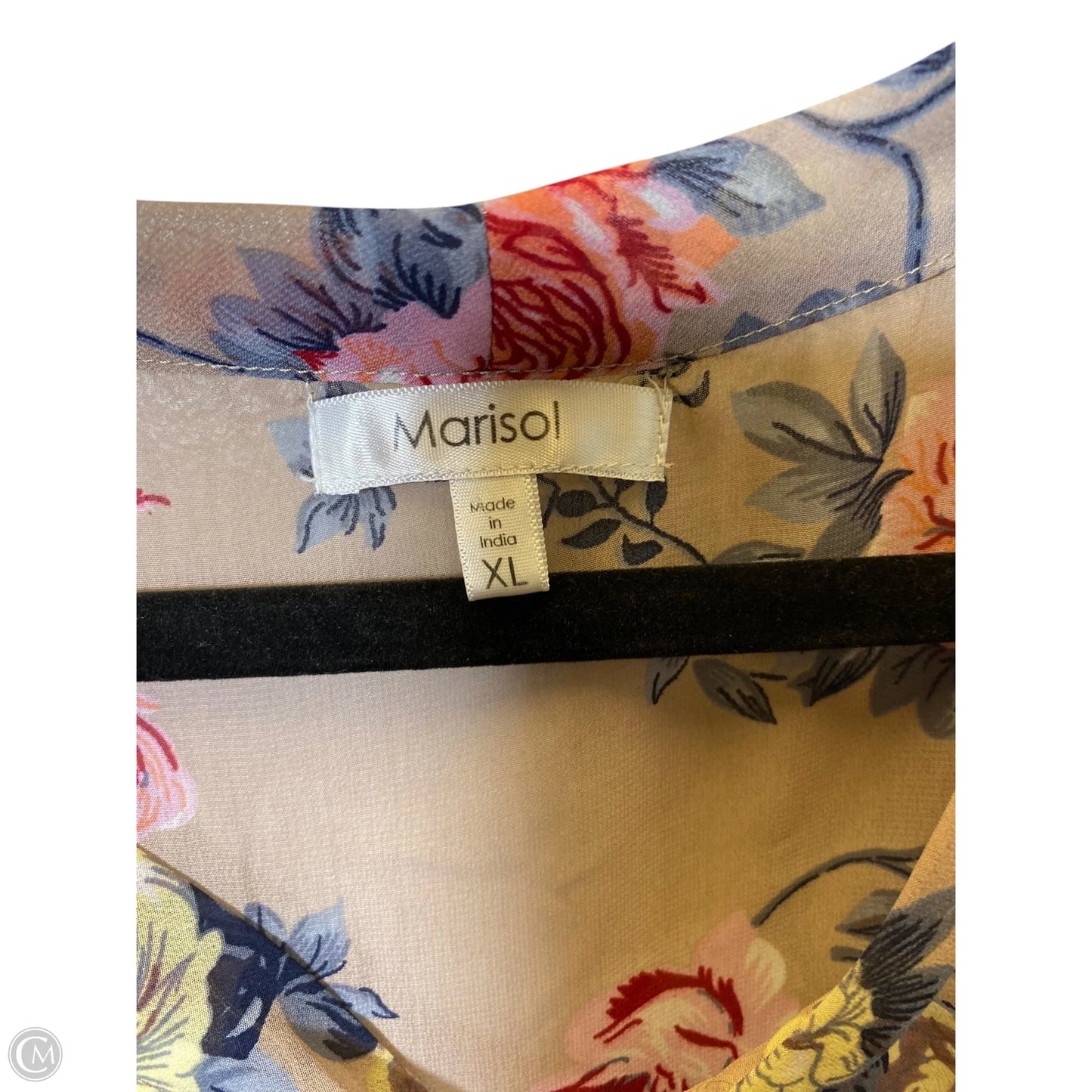 Top Sleeveless By Clothes Mentor In Floral Print, Size: Xl