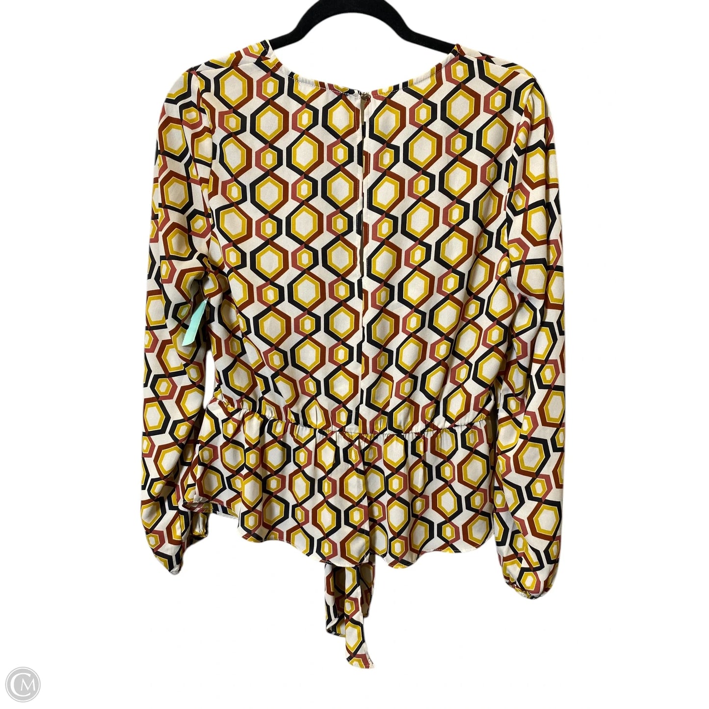 Top Long Sleeve By Dr2 In Multi-colored, Size: M