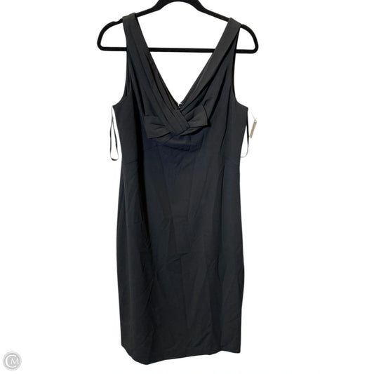 Dress Casual Midi By White House Black Market In Black, Size: L