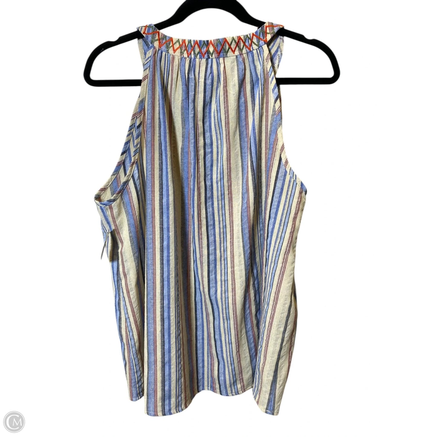 Top Sleeveless By L Love In Multi-colored, Size: L