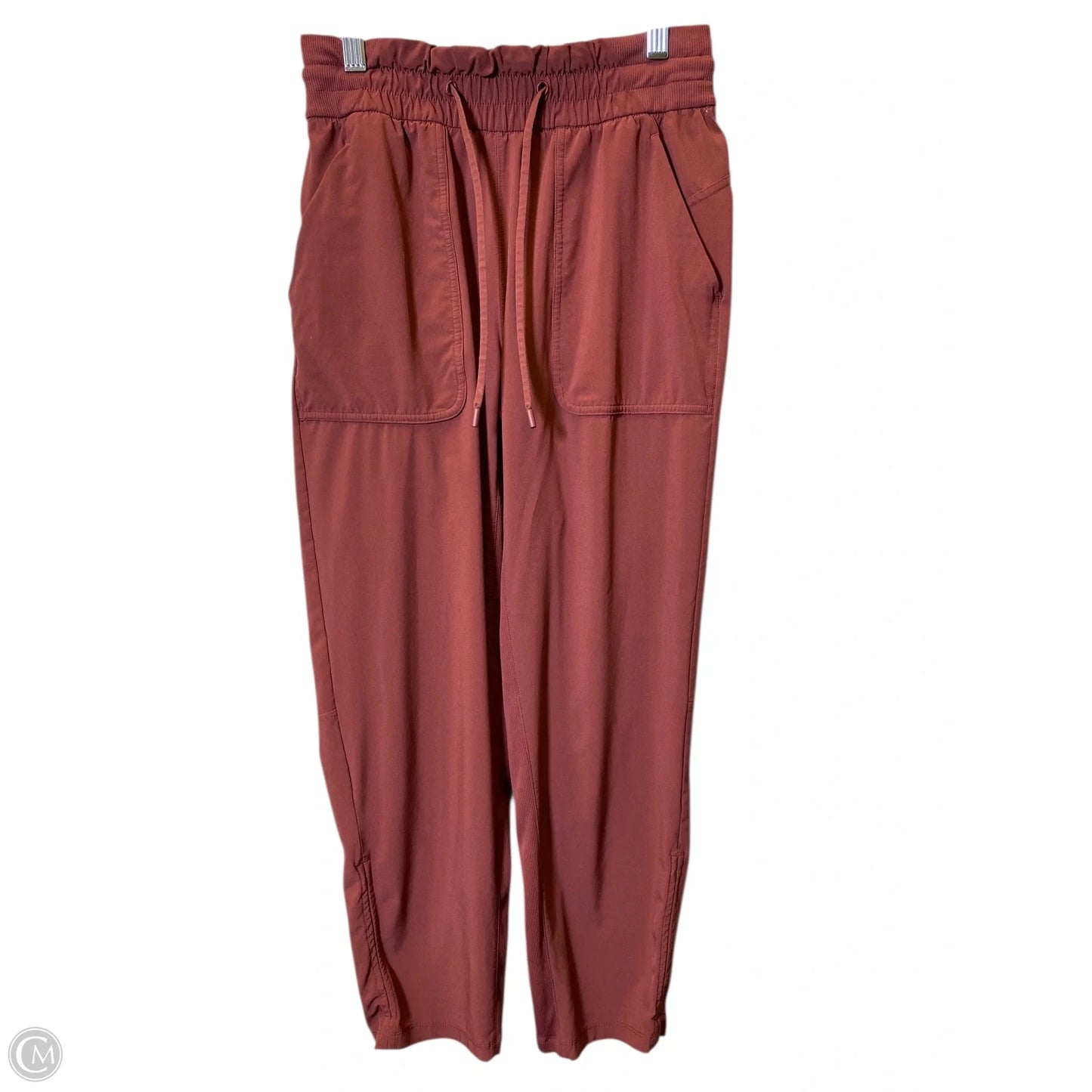 Athletic Pants By Lululemon In Maroon, Size: 4