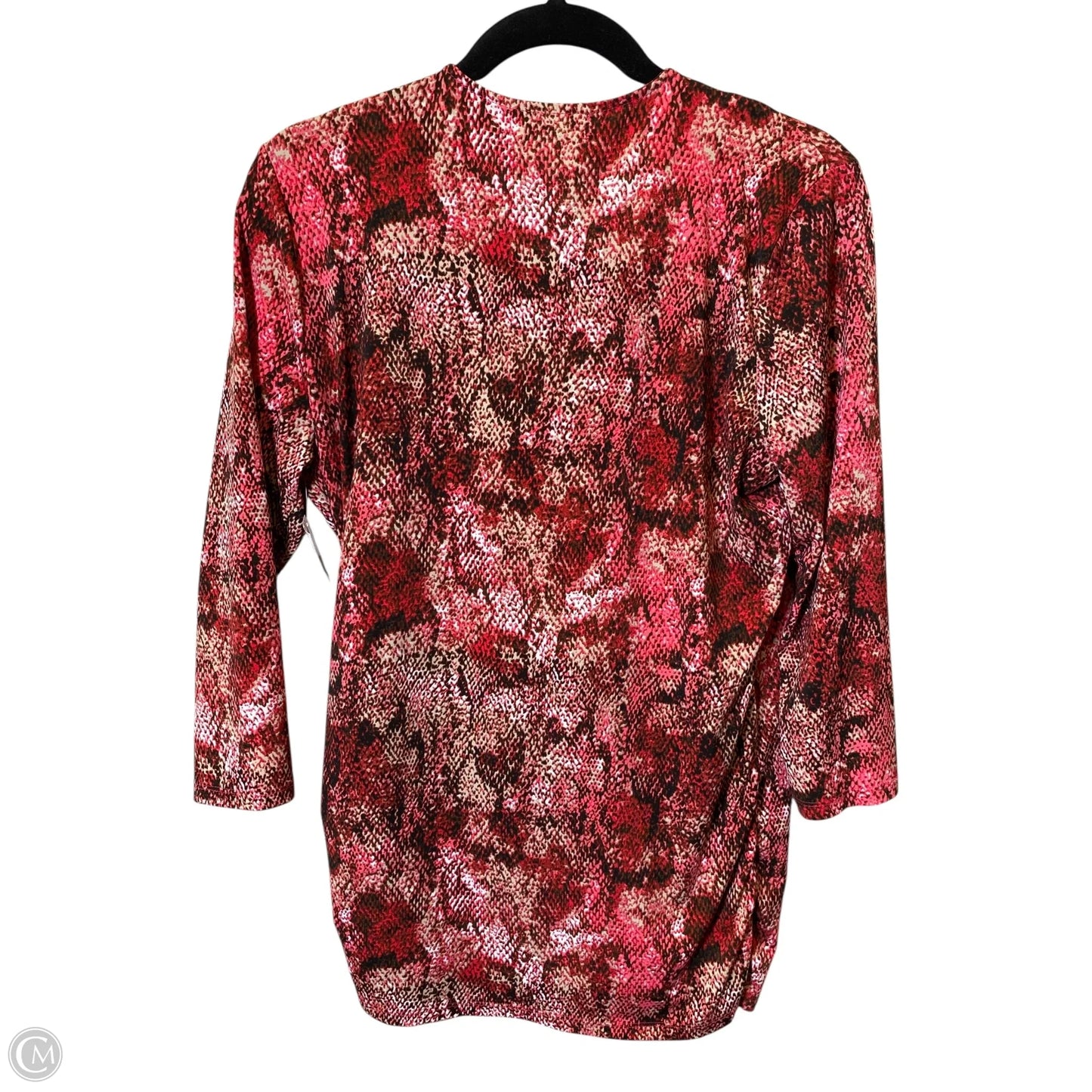 Top 3/4 Sleeve By Michael By Michael Kors In Multi-colored, Size: M