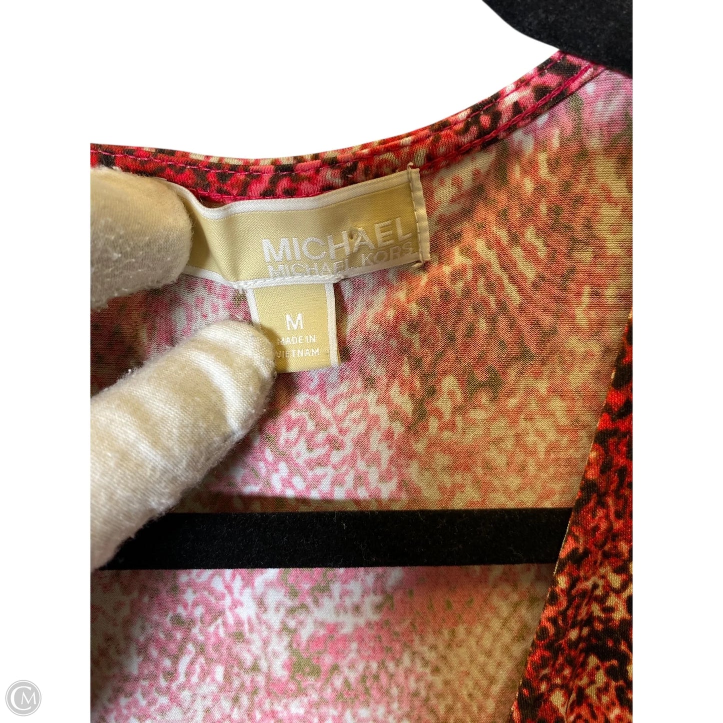 Top 3/4 Sleeve By Michael By Michael Kors In Multi-colored, Size: M