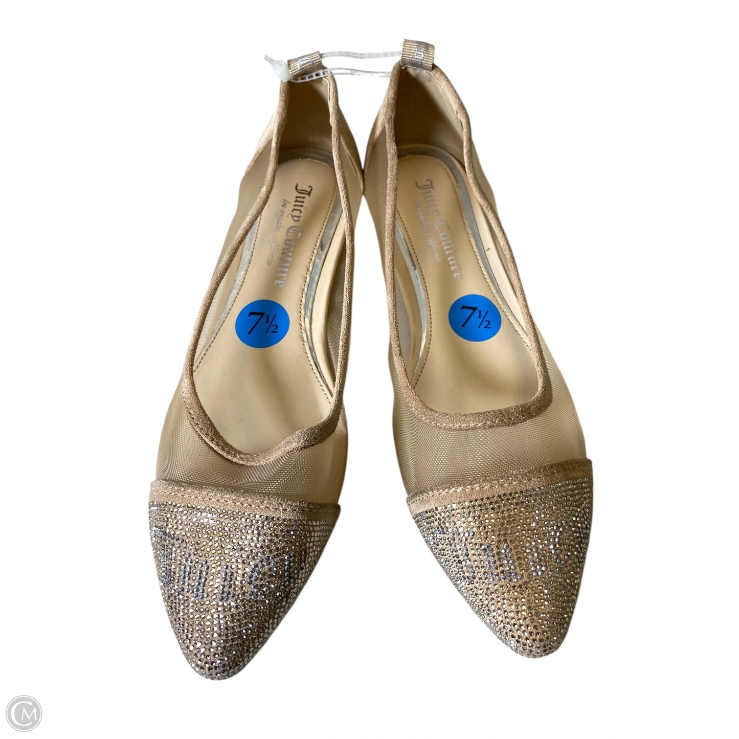 Shoes Flats By Juicy Couture In Beige, Size: 7.5