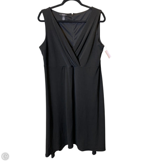 Dress Casual Midi By Alfani In Black, Size: 1x