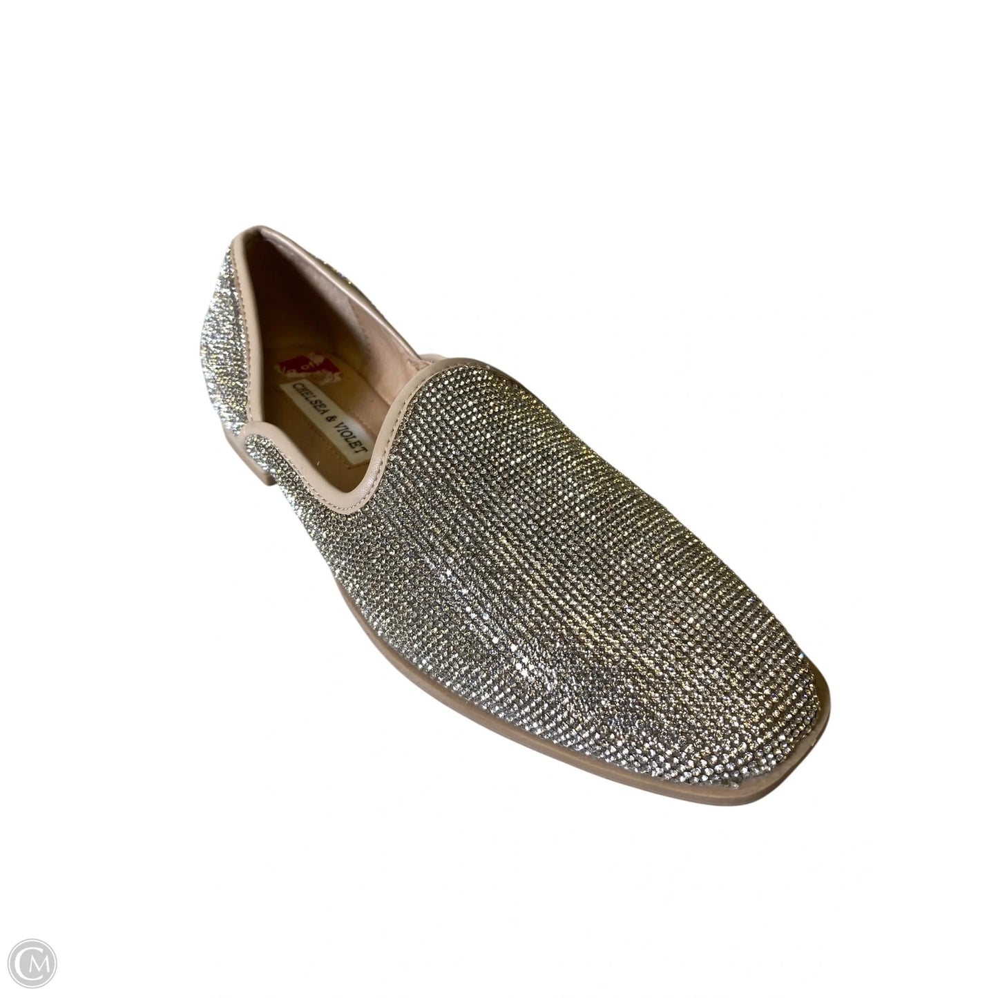 Shoes Flats By Chelsea And Violet In Silver, Size: 6