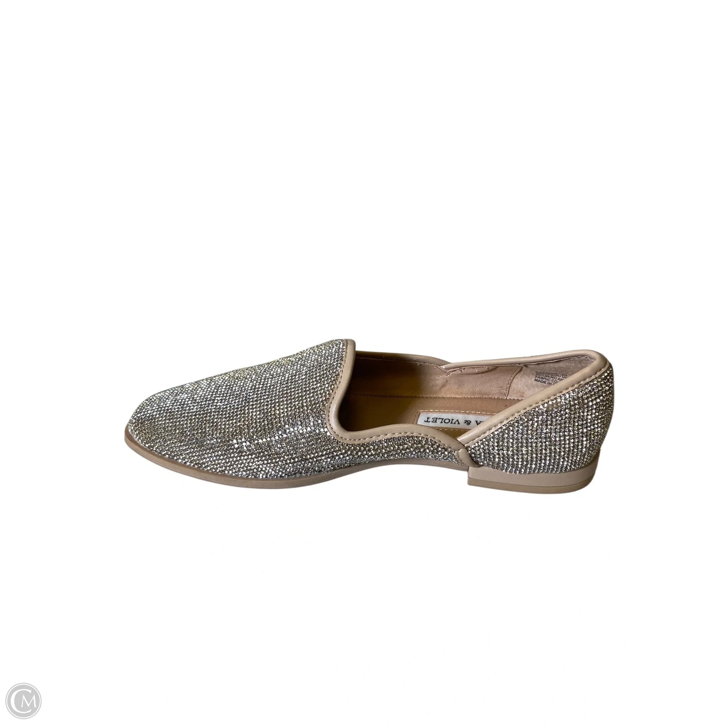 Shoes Flats By Chelsea And Violet In Silver, Size: 6