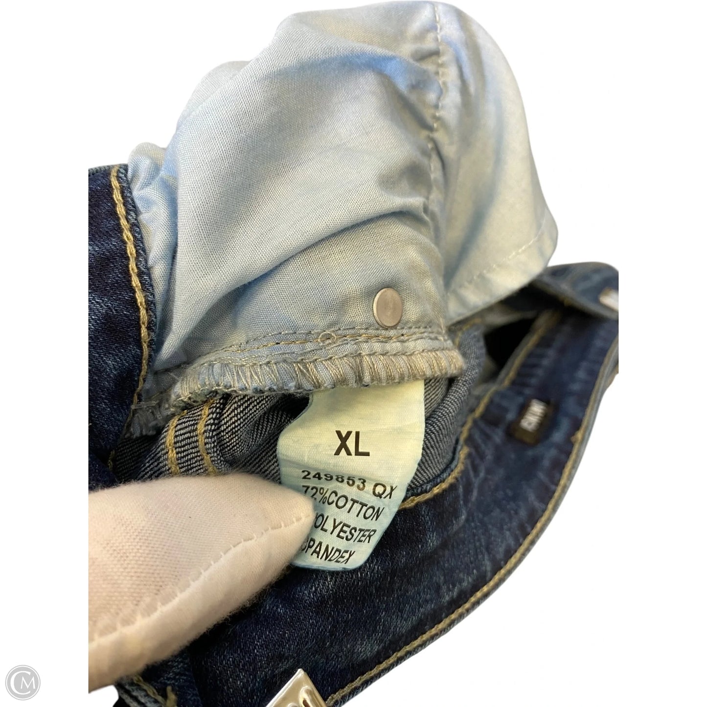 Jeans Boot Cut By Clothes Mentor In Blue Denim, Size: 16