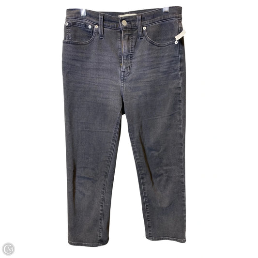 Jeans Straight By Madewell In Black, Size: 4