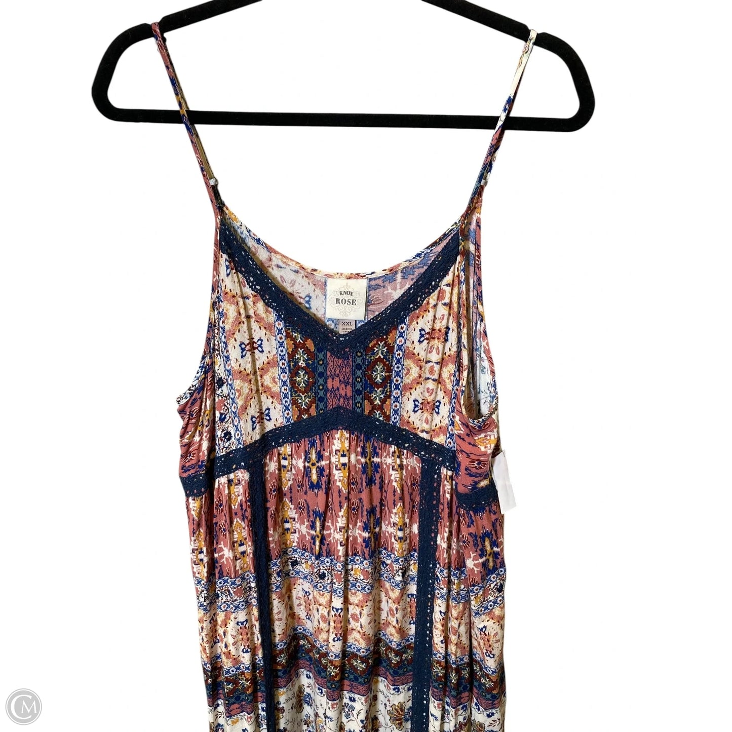 Dress Casual Maxi By Knox Rose In Multi-colored, Size: Xxl