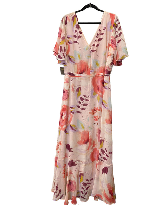 Dress Casual Maxi By Taylor In Pink, Size: 1x