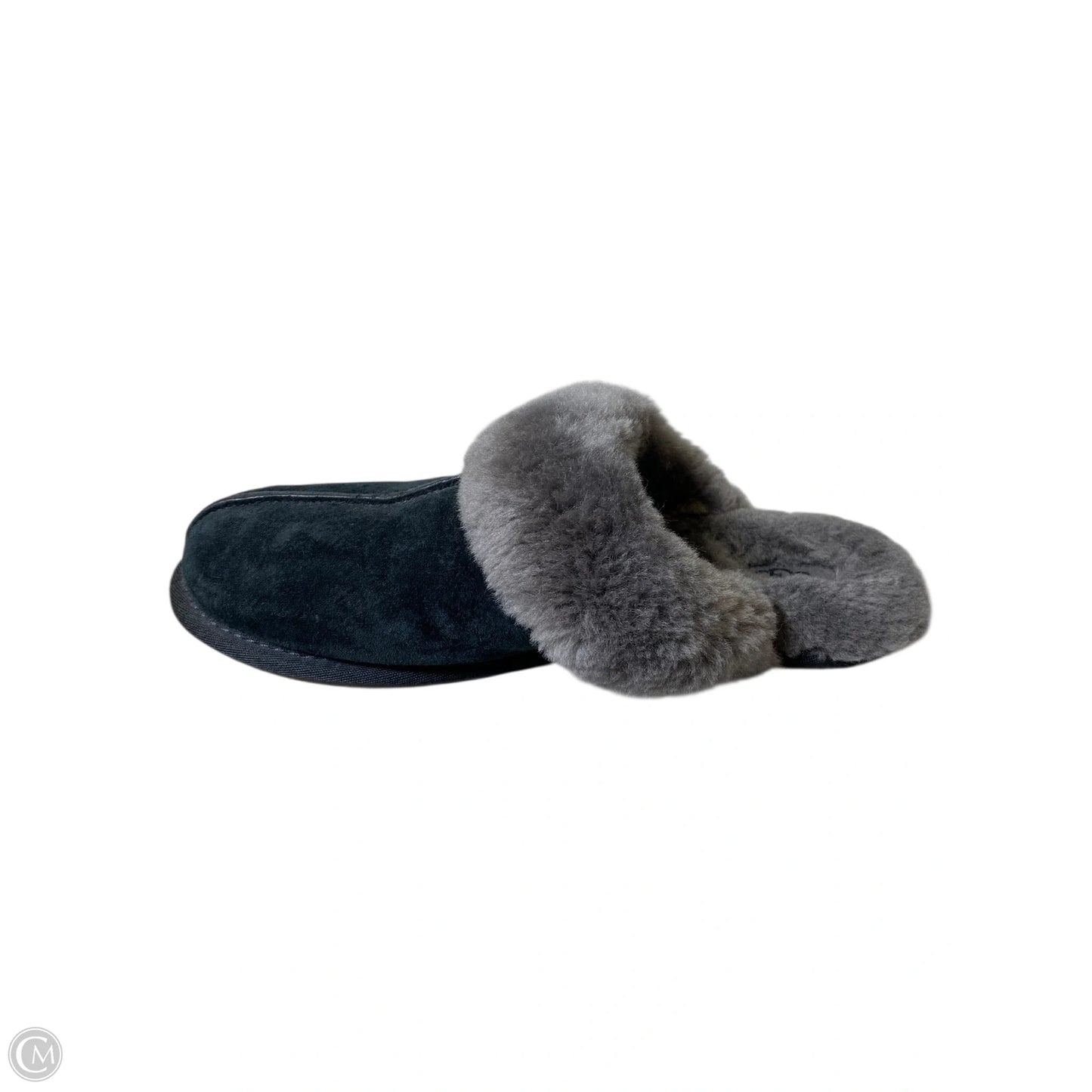 Sandals Flats By Ugg In Black & Grey, Size: 10