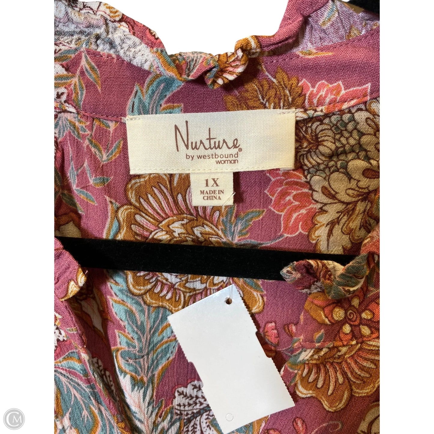 Dress Casual Maxi By West Bound In Floral Print, Size: 1x