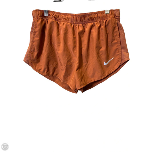 Athletic Shorts By Nike In Orange, Size: L