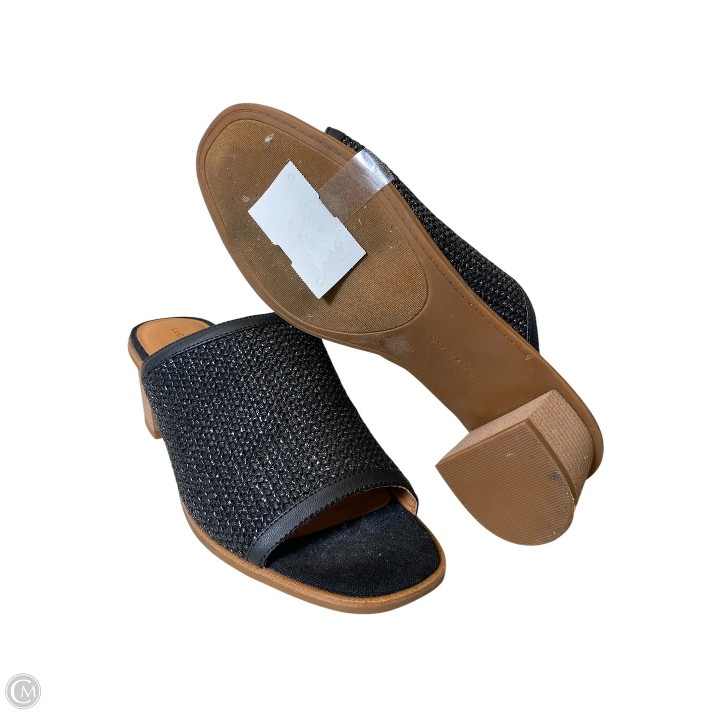 Shoes Heels Block By Lucky Brand In Black & Brown, Size: 11