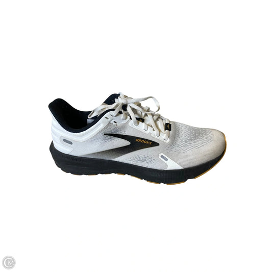 Shoes Athletic By Brooks In Black & Grey, Size: 9