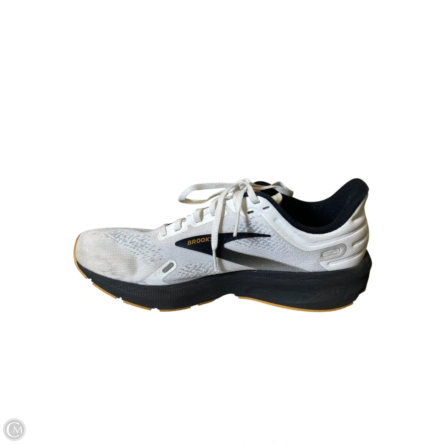 Shoes Athletic By Brooks In Black & Grey, Size: 9