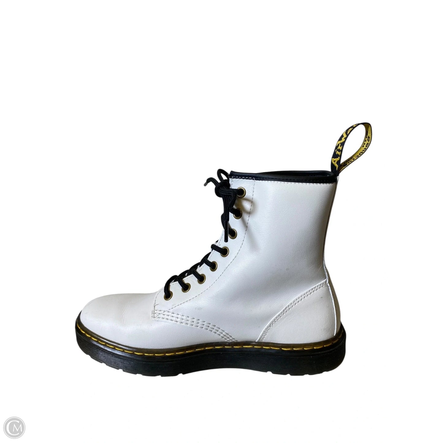 Boots Combat By Dr Martens In White, Size: 9