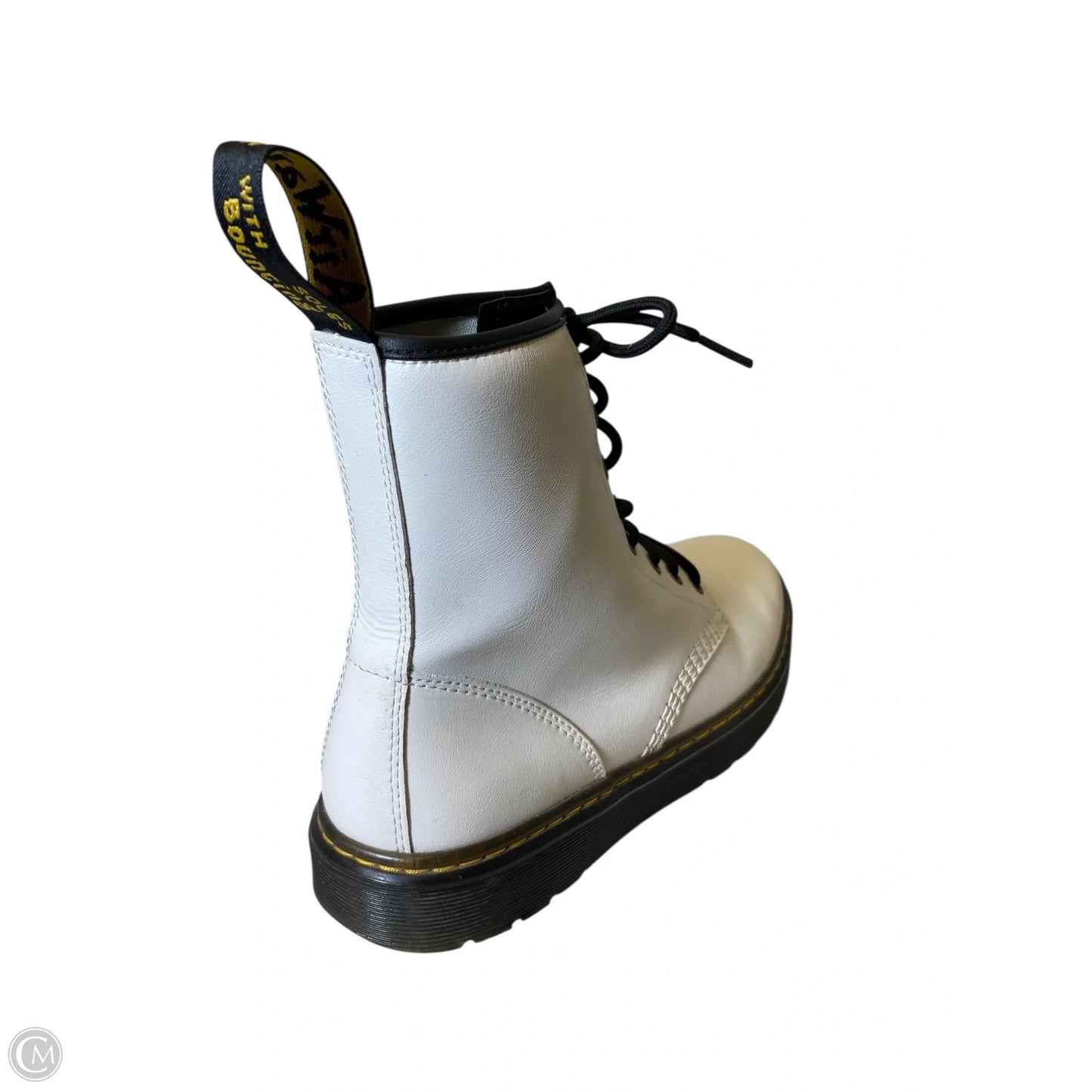 Boots Combat By Dr Martens In White, Size: 9