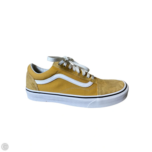 Shoes Sneakers By Vans In Yellow, Size: 9.5