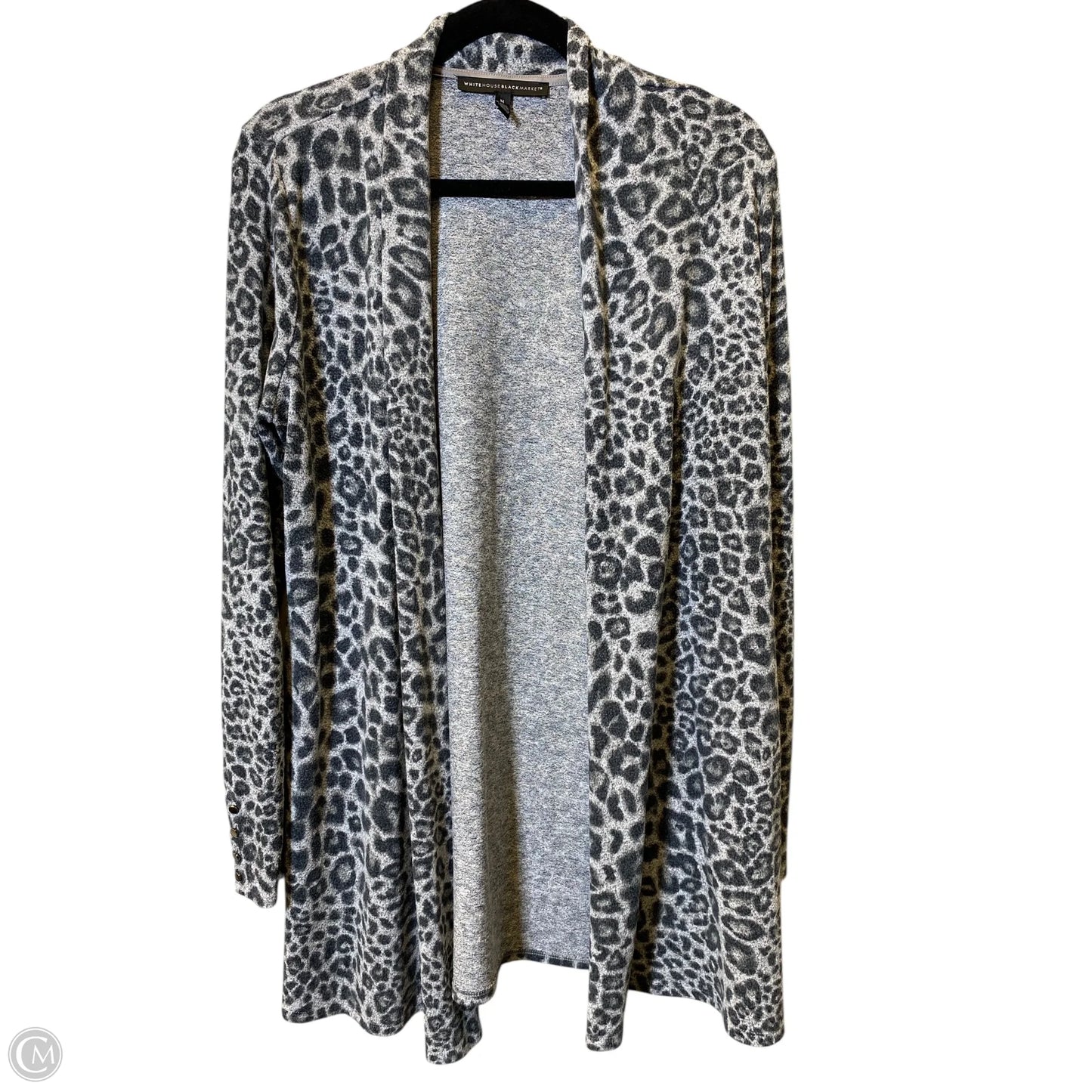 Cardigan By White House Black Market In Animal Print, Size: M