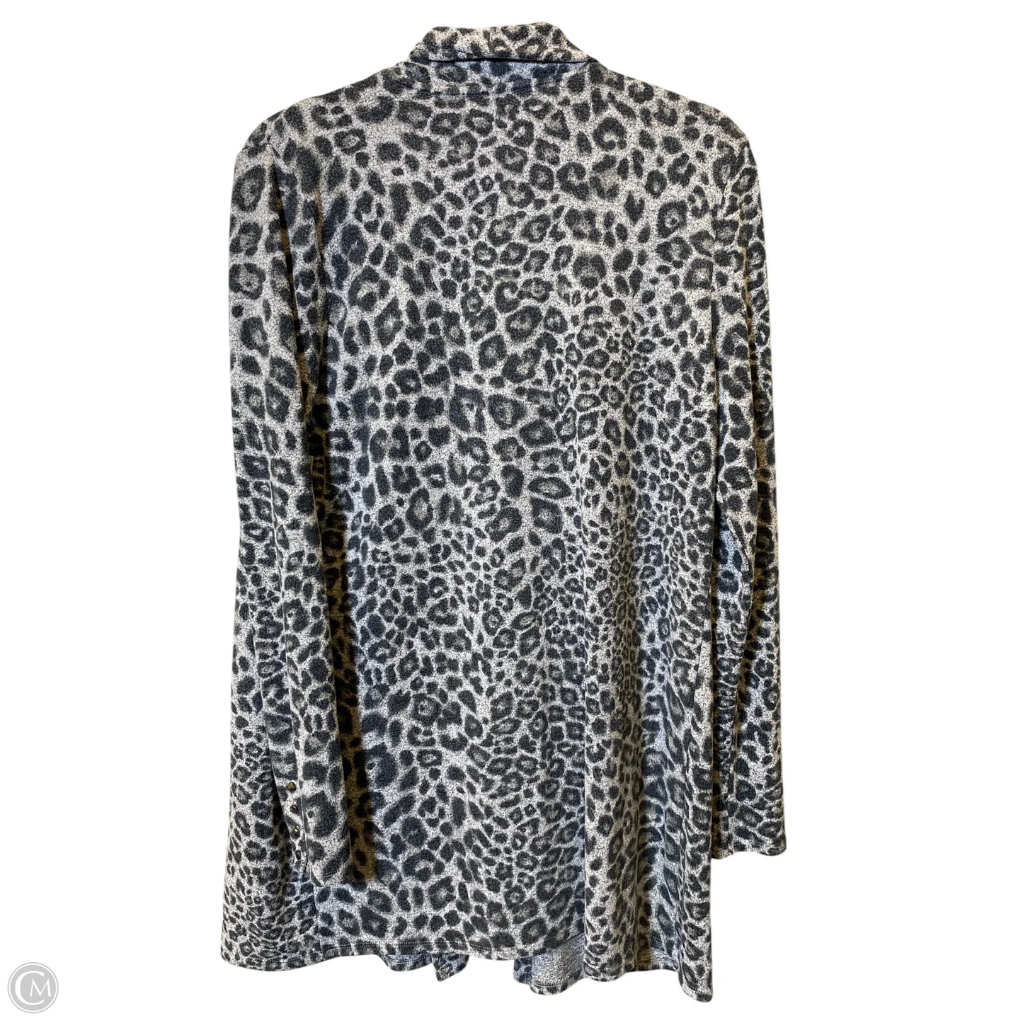 Cardigan By White House Black Market In Animal Print, Size: M