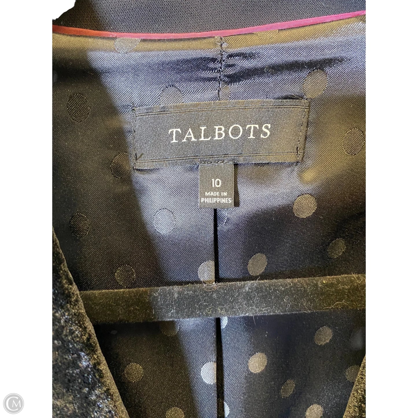 Blazer By Talbots In Black, Size: 10