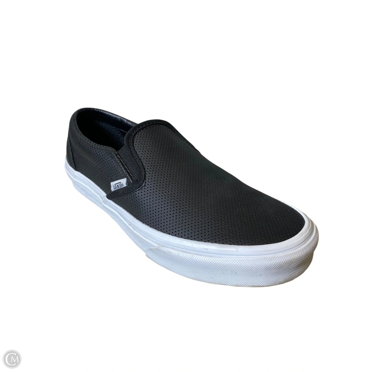 Shoes Sneakers By Vans In Black & White, Size: 9