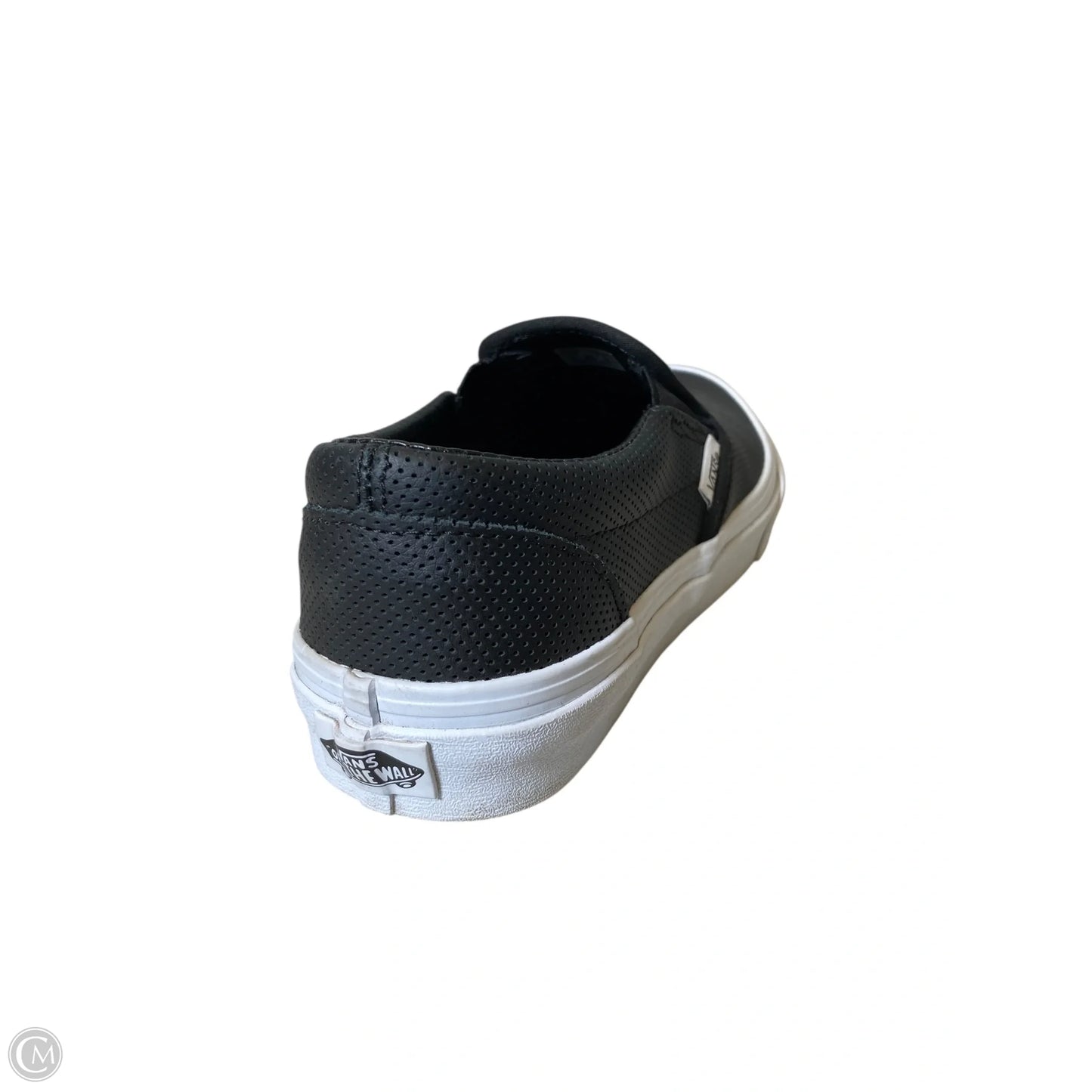 Shoes Sneakers By Vans In Black & White, Size: 9