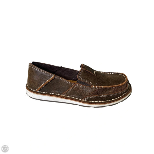 Shoes Flats By Ariat In Brown, Size: 8.5