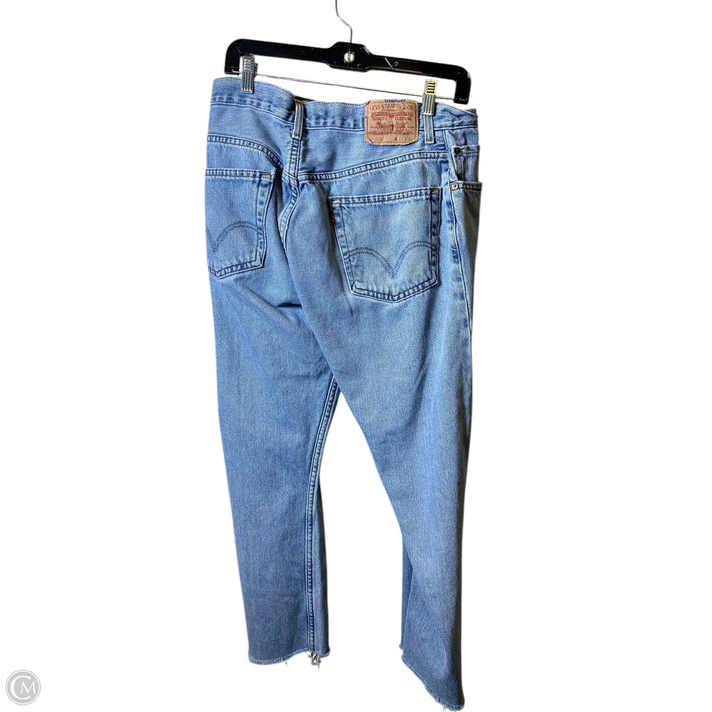 Jeans Straight By Levis In Blue, Size: 34