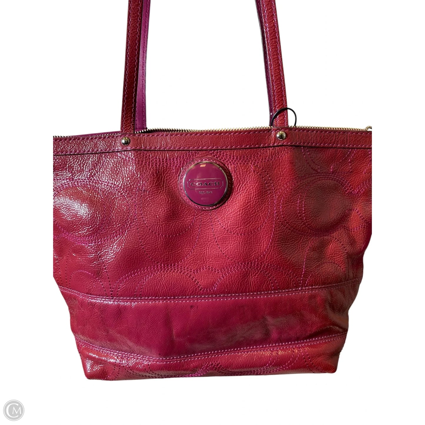 Handbag Designer By Coach, Size: Medium