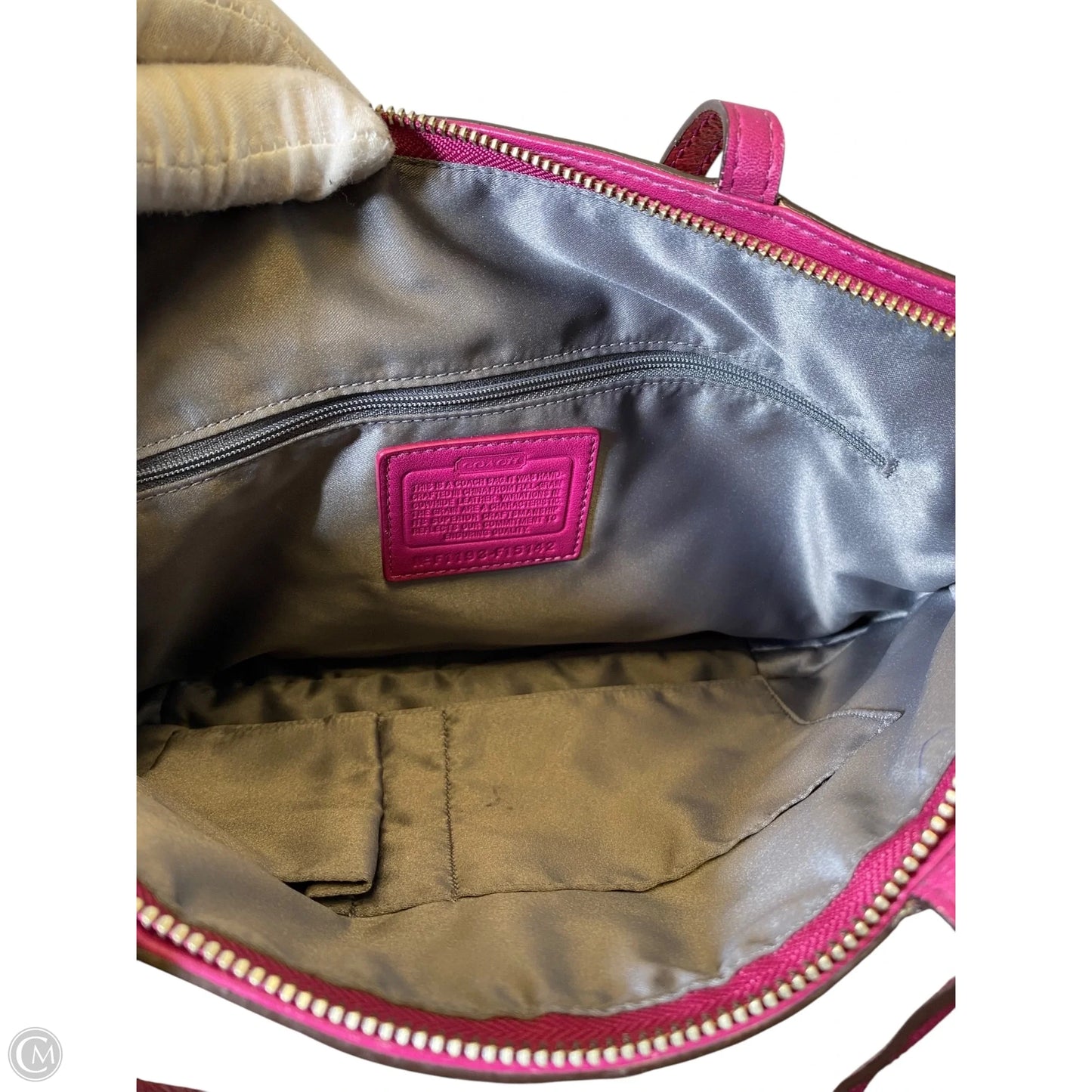 Handbag Designer By Coach, Size: Medium