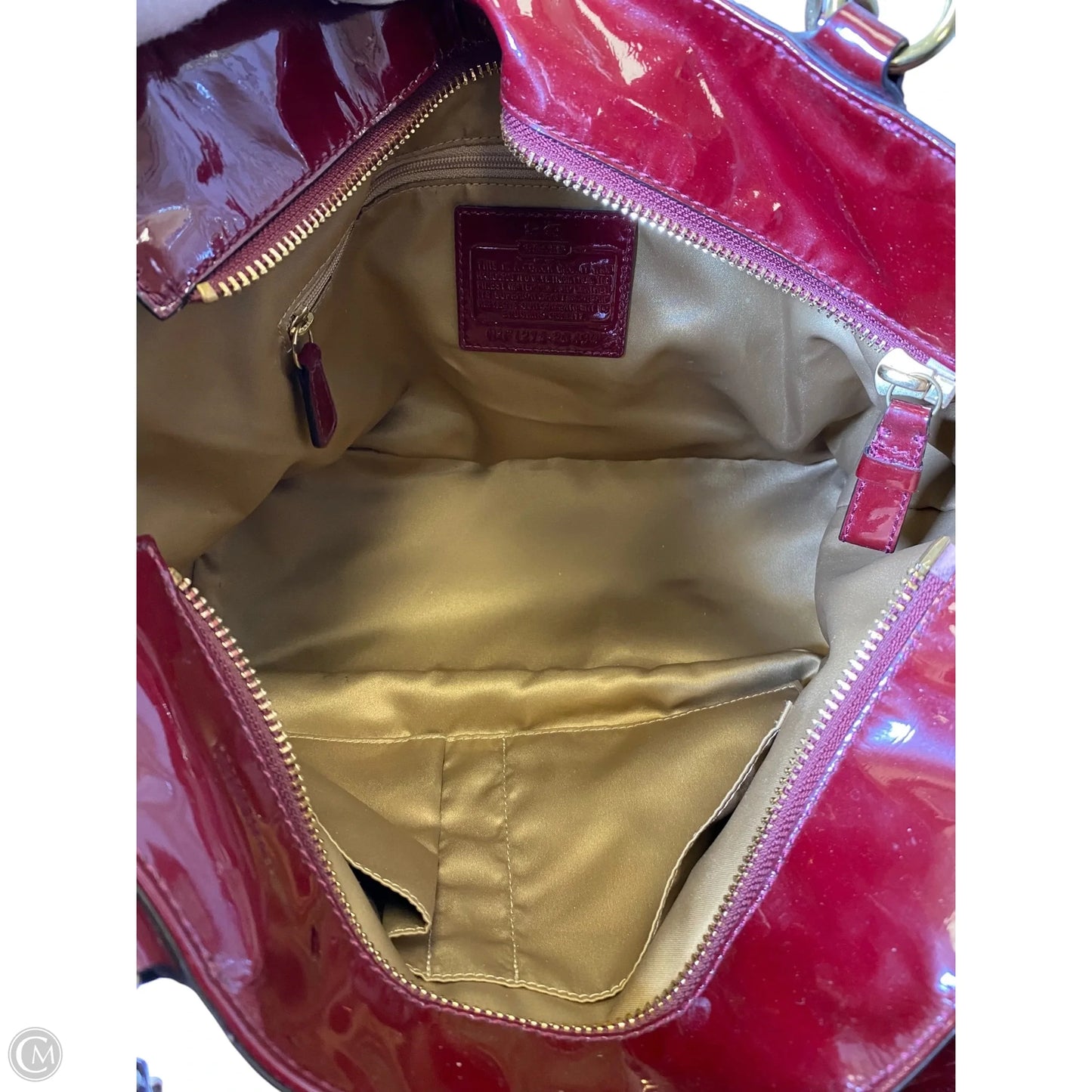 Handbag Designer By Coach, Size: Medium